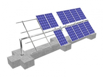 Seguidor solar horizontal de 1 eje