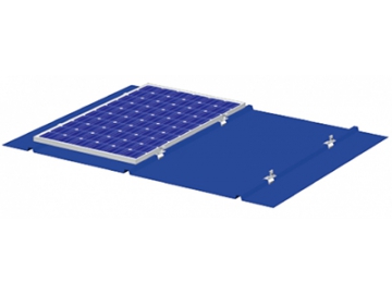 Soporte para paneles solares en techo de chapa trapezoidal