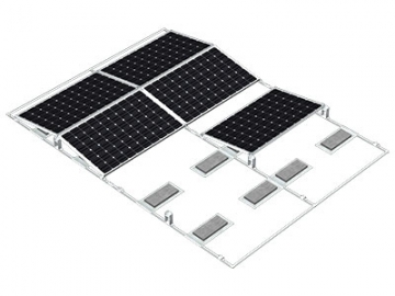 Soporte para paneles solares en techo (paneles simétricos)