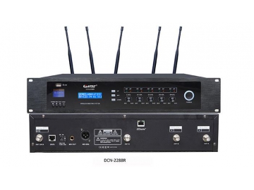 Sistema de conferencia con micrófono inalámbrico DCN-2288R UHF