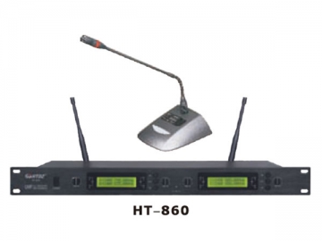 Sistema de micrófono de conferencia inalámbrico UHF
