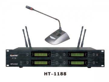Sistema de micrófono de conferencia inalámbrico UHF