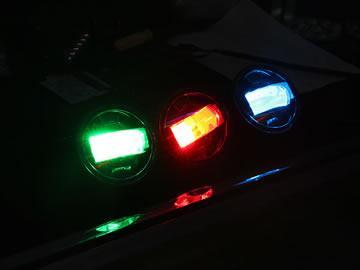 Luz de seguridad LED azul para montacargas de 4.4 pulgadas, F0419