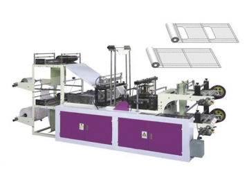 Máquina para fabricar rollos de bolsas plásticas GJHD
