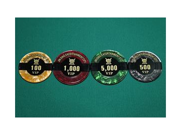 Fichas de casino póker de acrílico