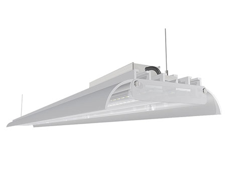Luminaria LED de alto montaje lineal, alumbrado industrial