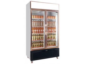 Refrigerador con doble puerta de vidrio SGR-1100
