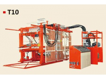 Máquina automática para fabricar bloques y ladrillos T10