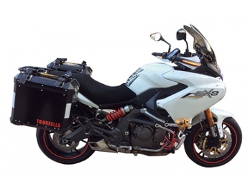 Caja lateral y superior para motocicletas marca Benelli