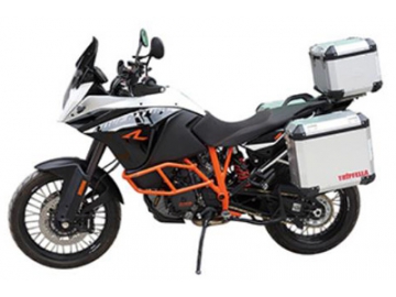 Alforjas de aluminio y cajas superiores personalizadas (Para motocicletas marca KTM)