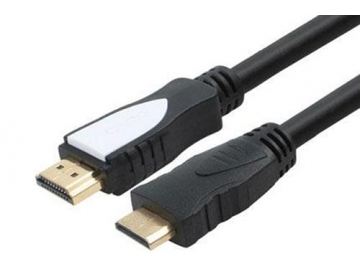 Mini cable HDMI, cable redondo para tablet, PC y cámara