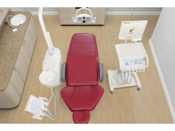 Versión estándar de la unidad dental portátil HY-E60  (sillón dental integrado, luz LED)