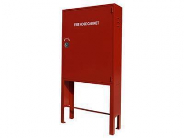 Gabinete sencillo para manguera de incendios y extintor