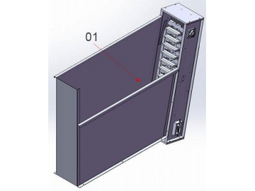 Llenadora de pistón vertical  (GRQL-300 con sellador de cartuchos de aluminio para baja viscosidad)