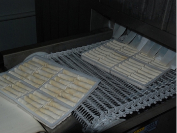 Sistema de congelamiento para productos de pastelería
