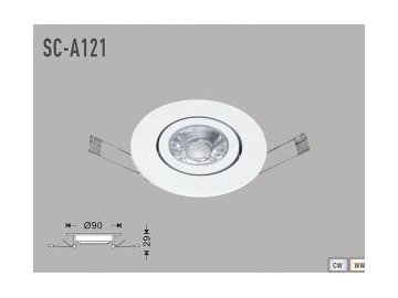 Luz descendente LED para gabinete SC-A121