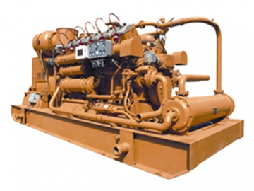 Grupo electrógeno/generador a gas natural(CNG) de la serie 408 (400-500kW)