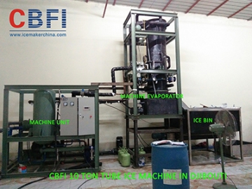 CBFI- Planta de Producción de Hielo en Tubos de 10 Toneladas en Djibouti