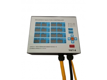 Controlador de Secuencia de Canal Caliente, Series YKT-Q-4(8) & YTK-Y-4(8); Controlador Secuencial; Control Secuencial