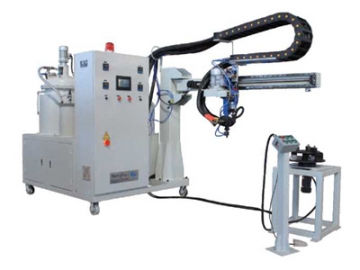 Máquina de inyección de poliuretano de baja presión (2-3 componentes)