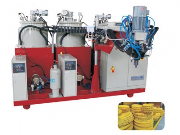 Máquina de inyección de elastómero de poliuretano, Serie EB (3 Componentes)