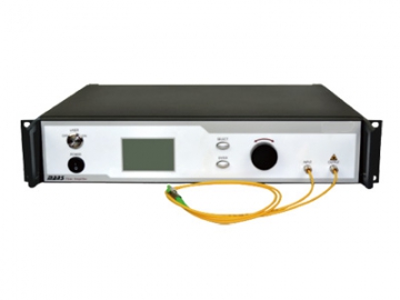 Amplificador de fibra 1.5µm de frecuencia única de alta frecuencia (Mantenimiento de polarización)