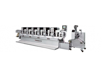 Impresora tipográfica rotativa intermitente CS-300-4C (Barnizado UV, impresión de etiquetas)  (Impresora de etiquetas, prensa rotativa)