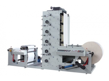 Máquina flexográfica de 5 colores RY-950-5P, Máquina de impresión flexográfica, Impresora flexográfica