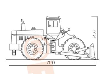 Tractor sobre ruedas, FK14-957