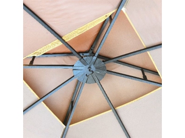 Cenador de techo suave en forma de cúpula con mosquitero 12' x 10'