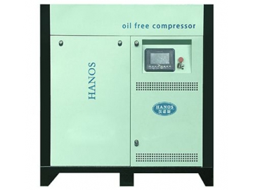 Compresor de tornillo exento de aceite, inyección por agua, 0.8-1.25Mpa, Serie HNW/V