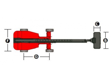 Elevador de pluma telescópica autopropulsada, HT270/HT285J