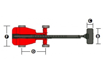 Elevador de pluma telescópica autopropulsada, HT330/HT350J