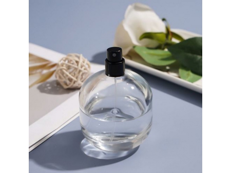 Botella Ovalada, Mate y Transparente para Perfume