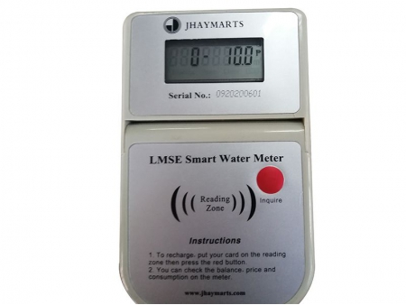 Medidor de agua prepago con tarjeta IC