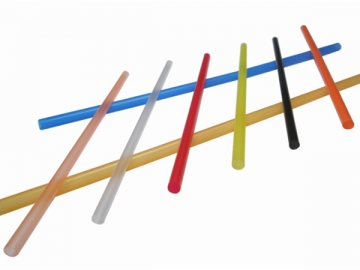 Línea de extrusión para sorbetes de dos colores
