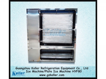 Máquina fabricadora de hielo en placas HYF80