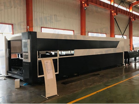 Máquina de corte de metales CNC por láser de fibra IPG 6KW para gran formato