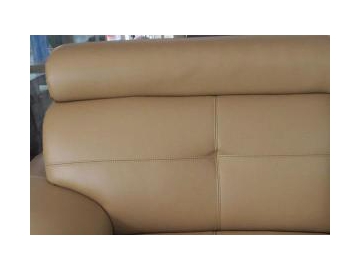 Sofá de piel contemporáneo GF055