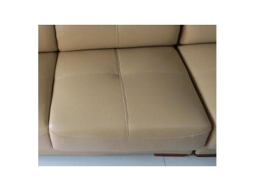 Sofá de piel contemporáneo GF055