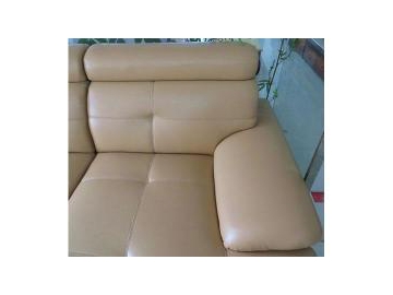 Sofá de piel contemporáneo GF055