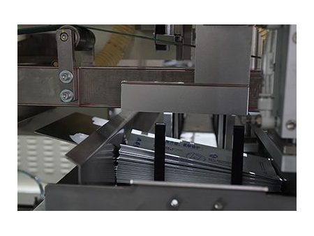 Máquina empacadora de bolsas prefabricadas - para toallas sanitarias y protegeslips