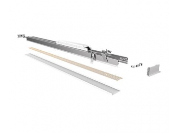 Perfiles de aluminio para luminaria LED empotrable para techo  LE6935