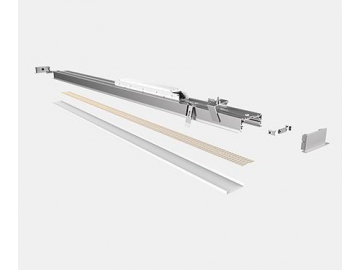 Perfiles de aluminio para luminaria LED empotrable para techo  LE9435