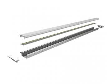 Perfiles de aluminio para luminaria LED empotrable  LE2507