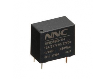 Relé electromagnético miniatura NNC69D