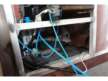 Máquina recortadora de tubos de aluminio