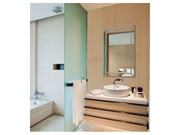 Espejo rectangular con marco de madera para baño | Yingfeng | ETW