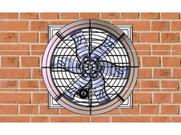 Extractor de volumen alto, ventilador axial modelo DJF (C)