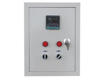 Controlador de temperatura de dos etapas para ventiladores axiales